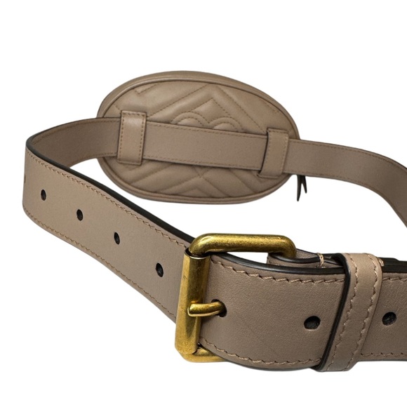 GUCCI GG Matelasse Marmont Belt Bag - Picture 7 of 10